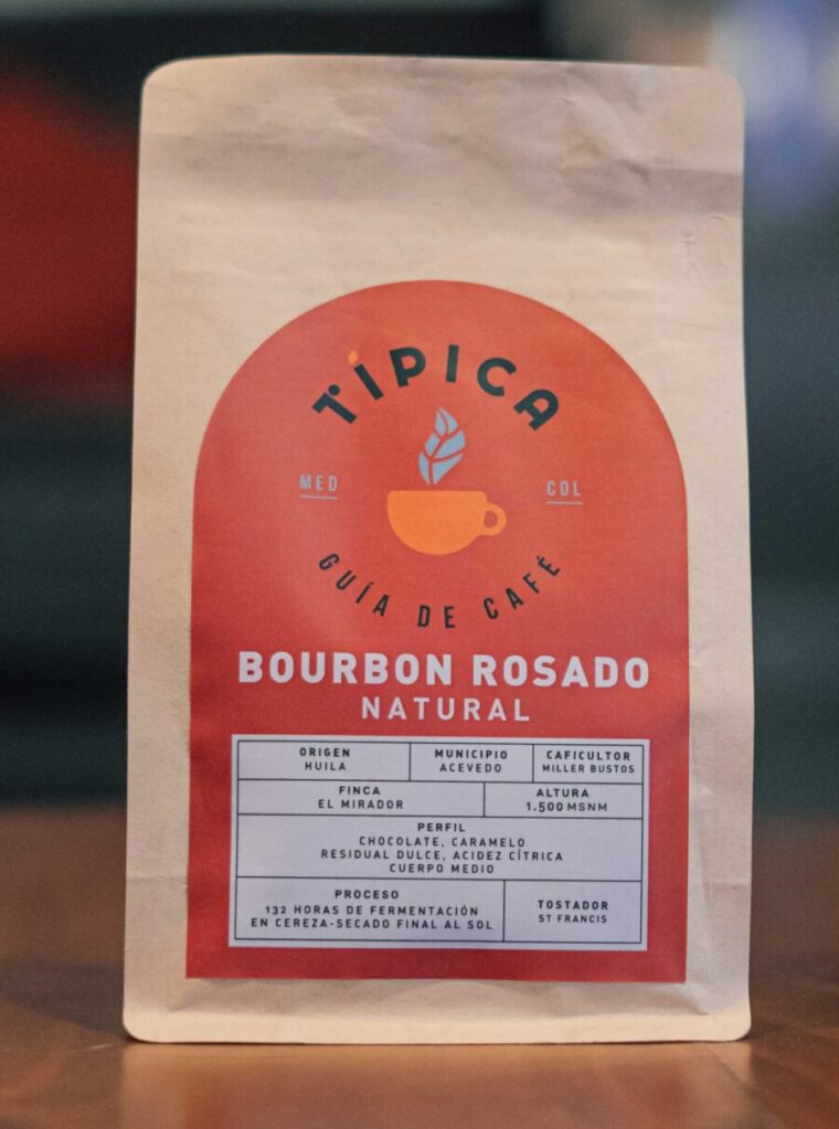 Bourbon Rosado Natural 250gr