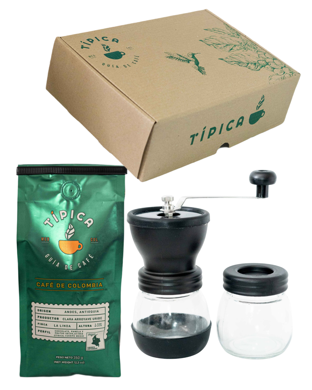 Kit Molino Manual + Café