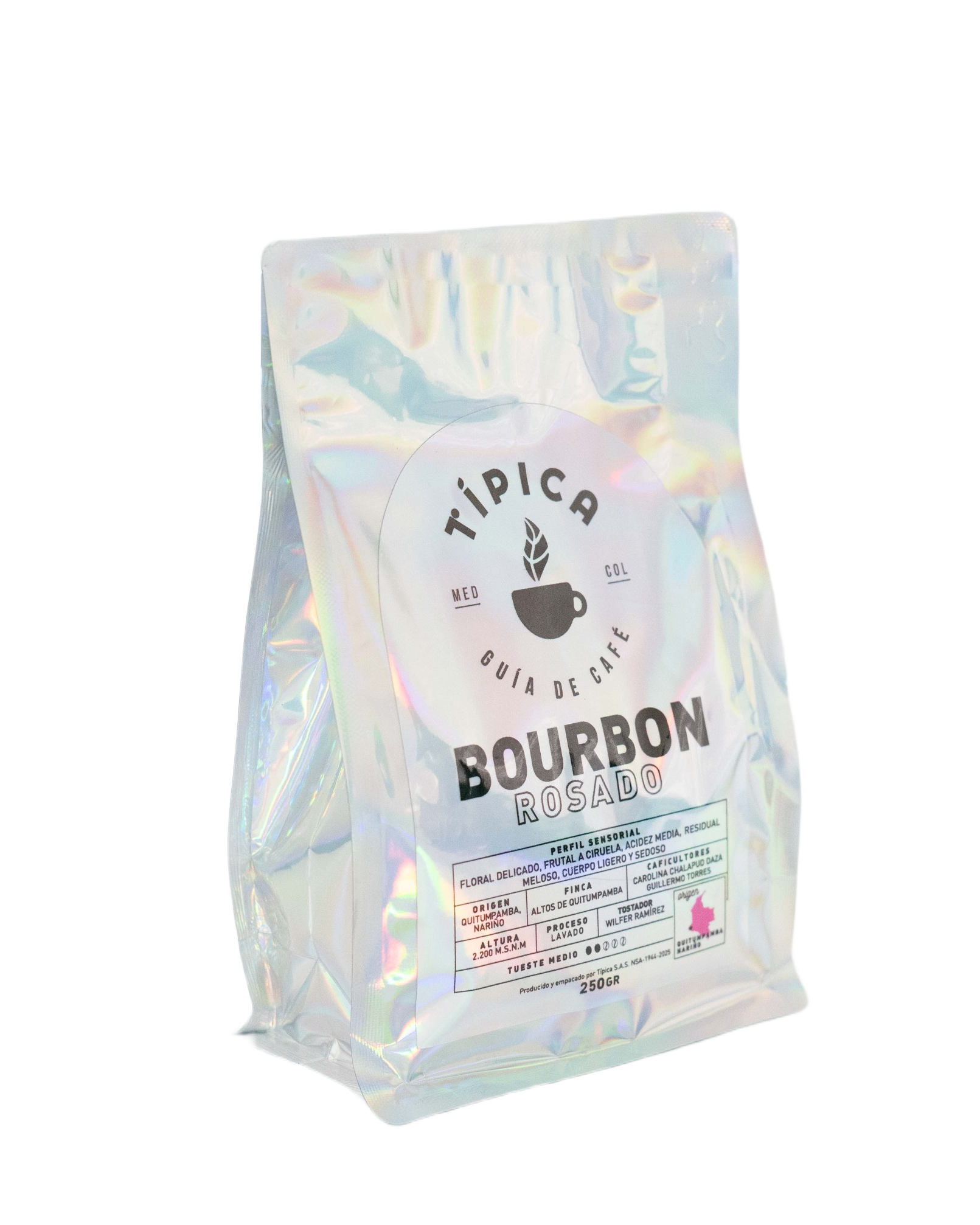 Café Bourbon Rosado Lavado 250GR
