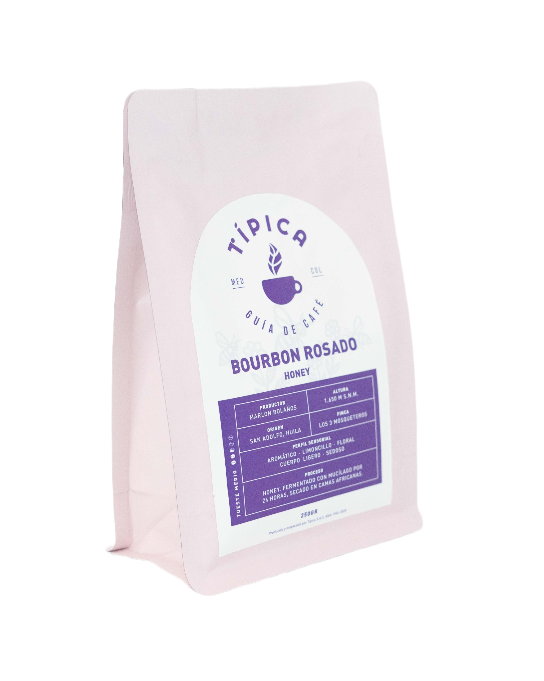 Café Bourbon Rosado Honey 250gr - Café Típica