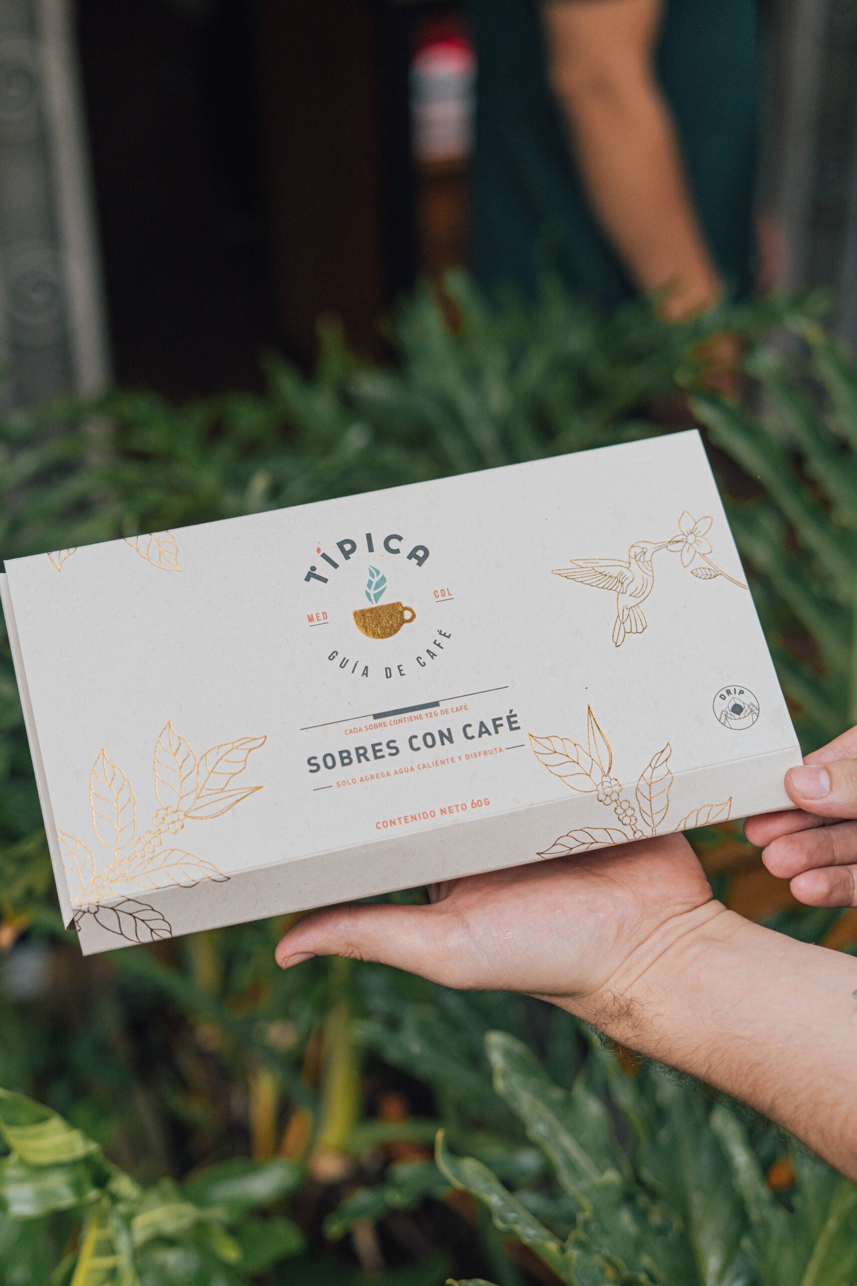Sobre Con Drips De Café Tradicional x 5 Unidades