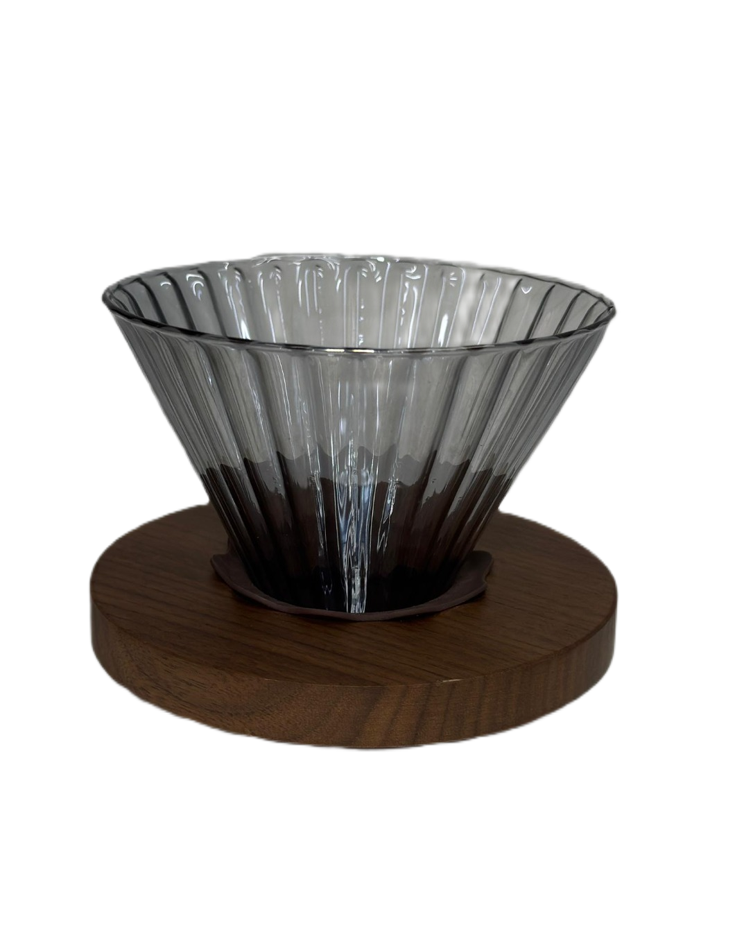 Dripper Vidrio Con base de Madera
