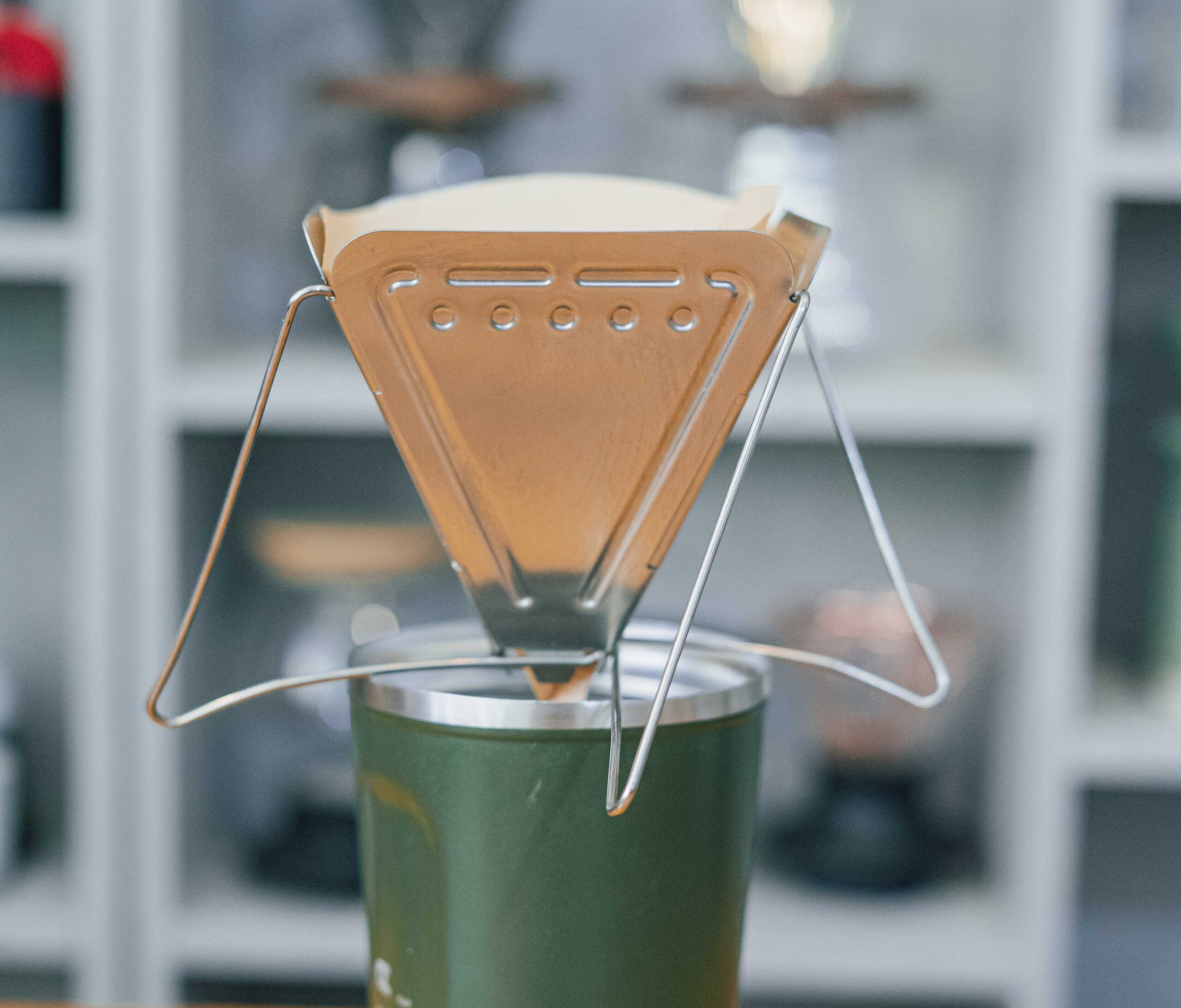 Dripper viajero plegable