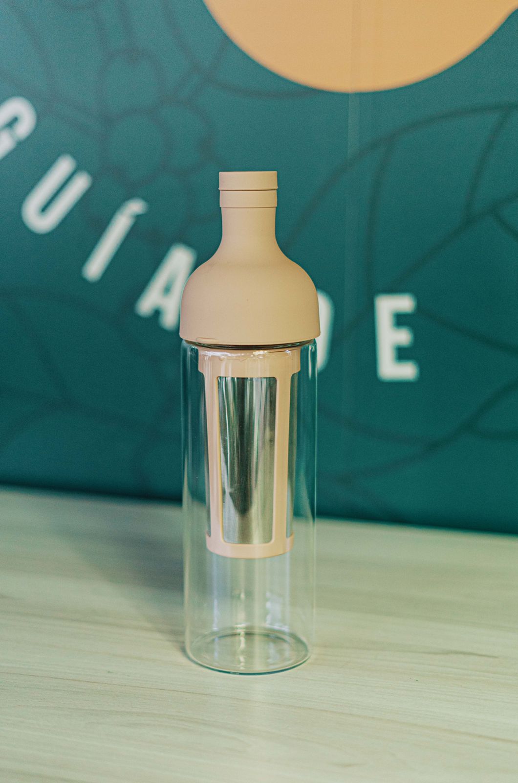 Infusor de cold brew y té 600ml con filtro metálico