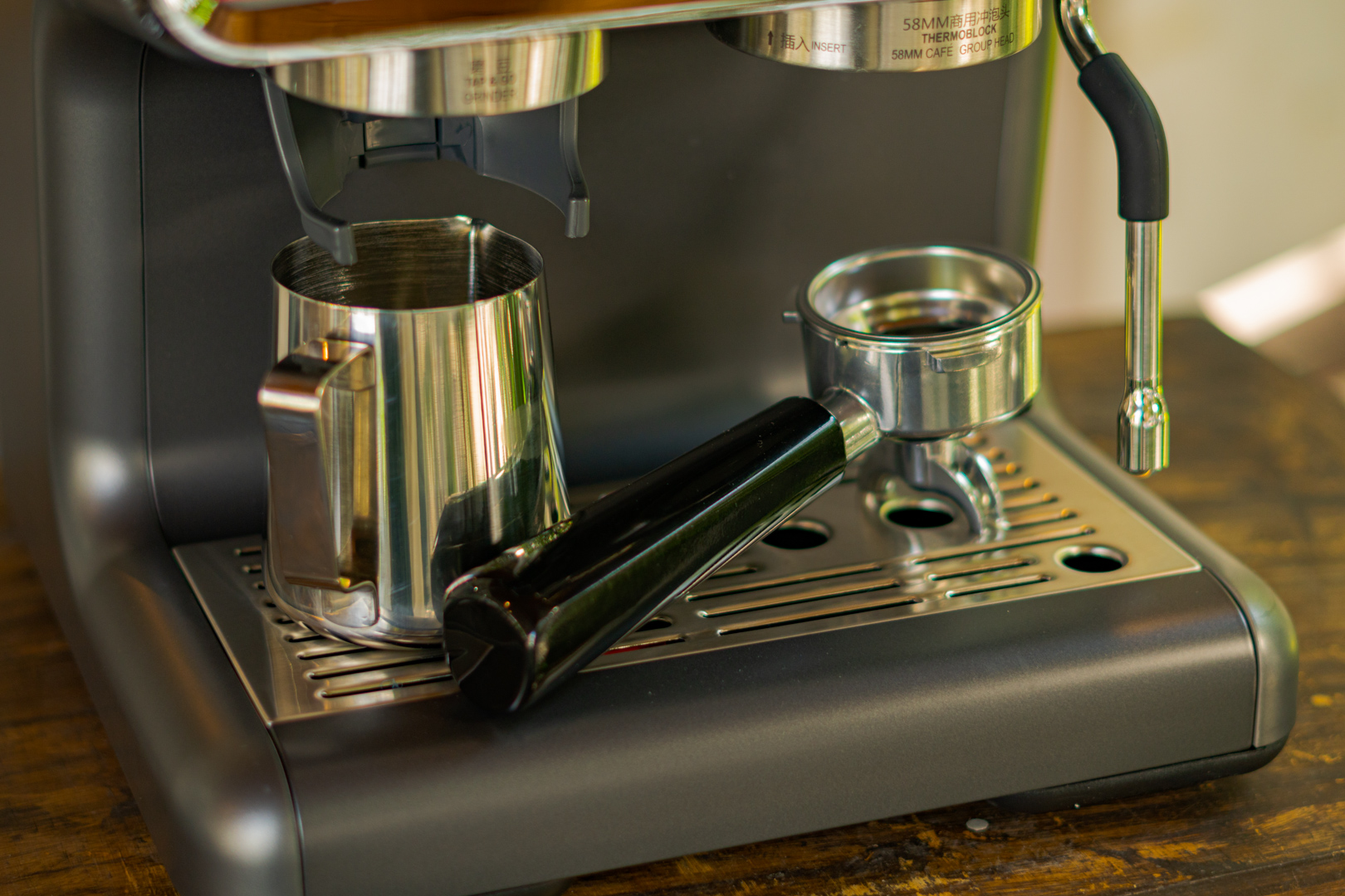 Máquina de Espresso Con Molino - BARSSETO - Image 2