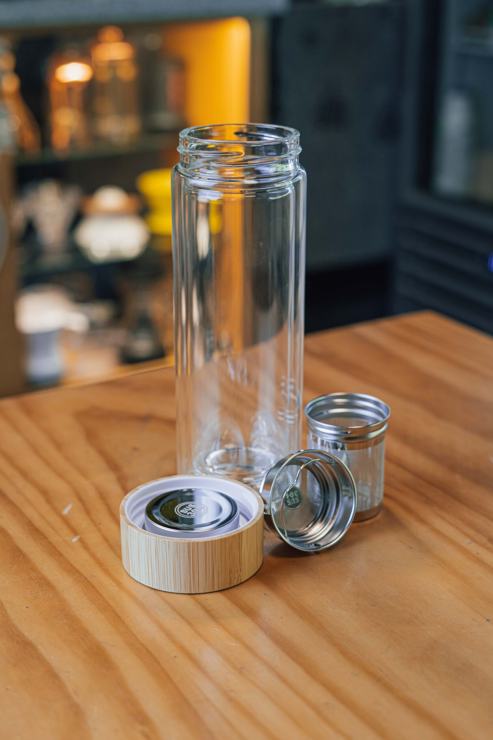 Infusor de bambú ideal para té