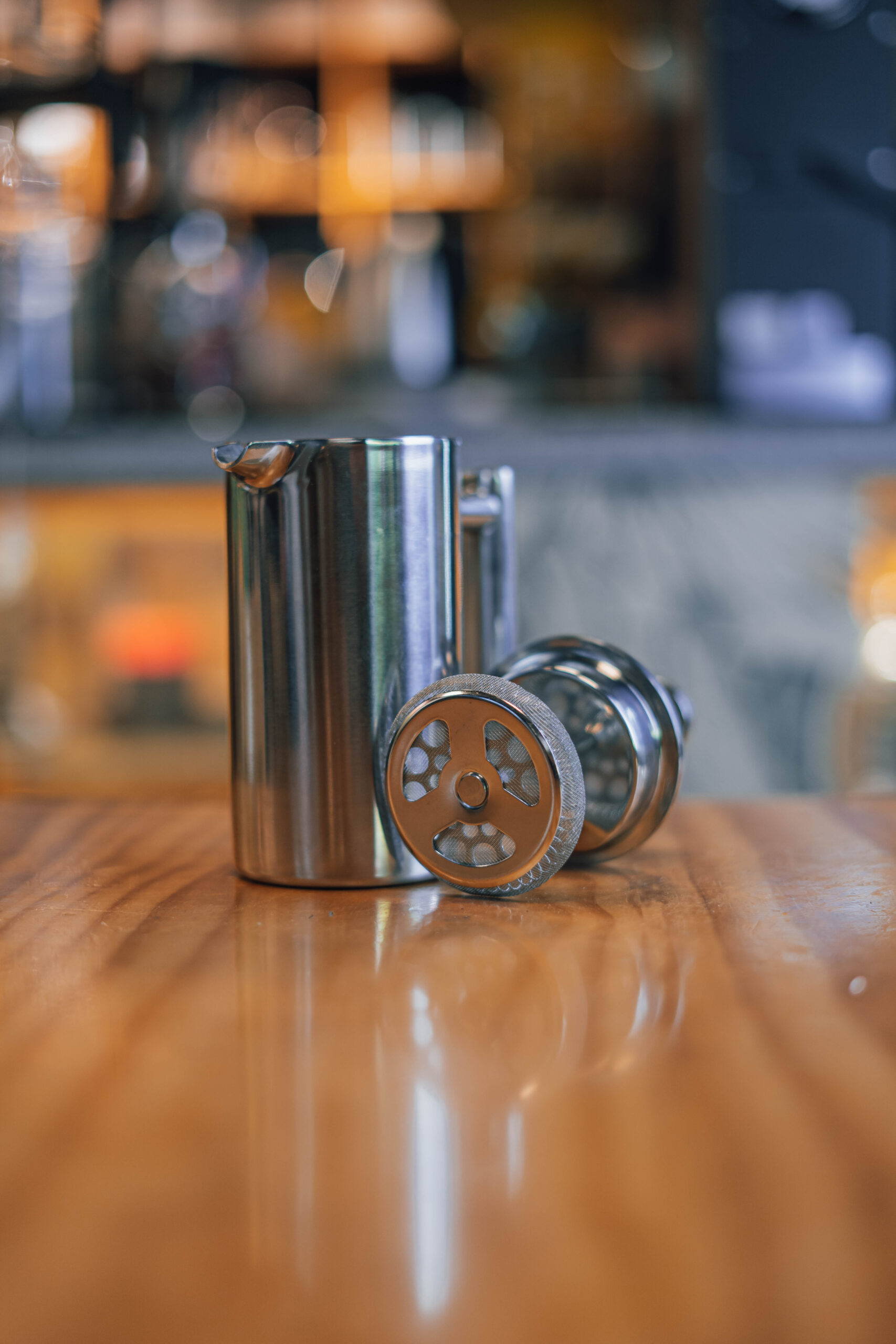 Prensa francesa acero inoxidable