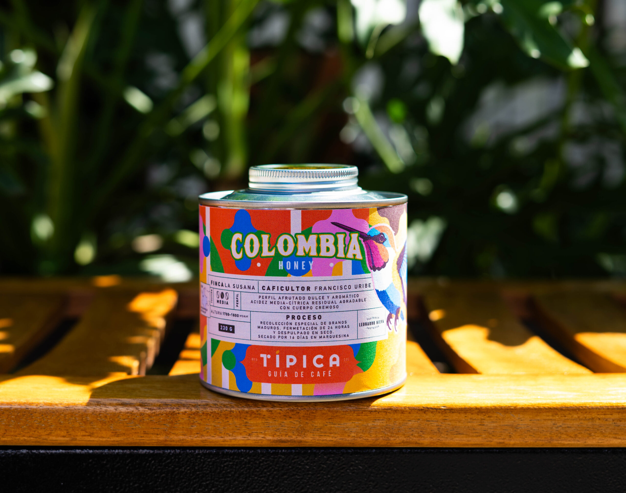 Edición especial Colombia honey en lata