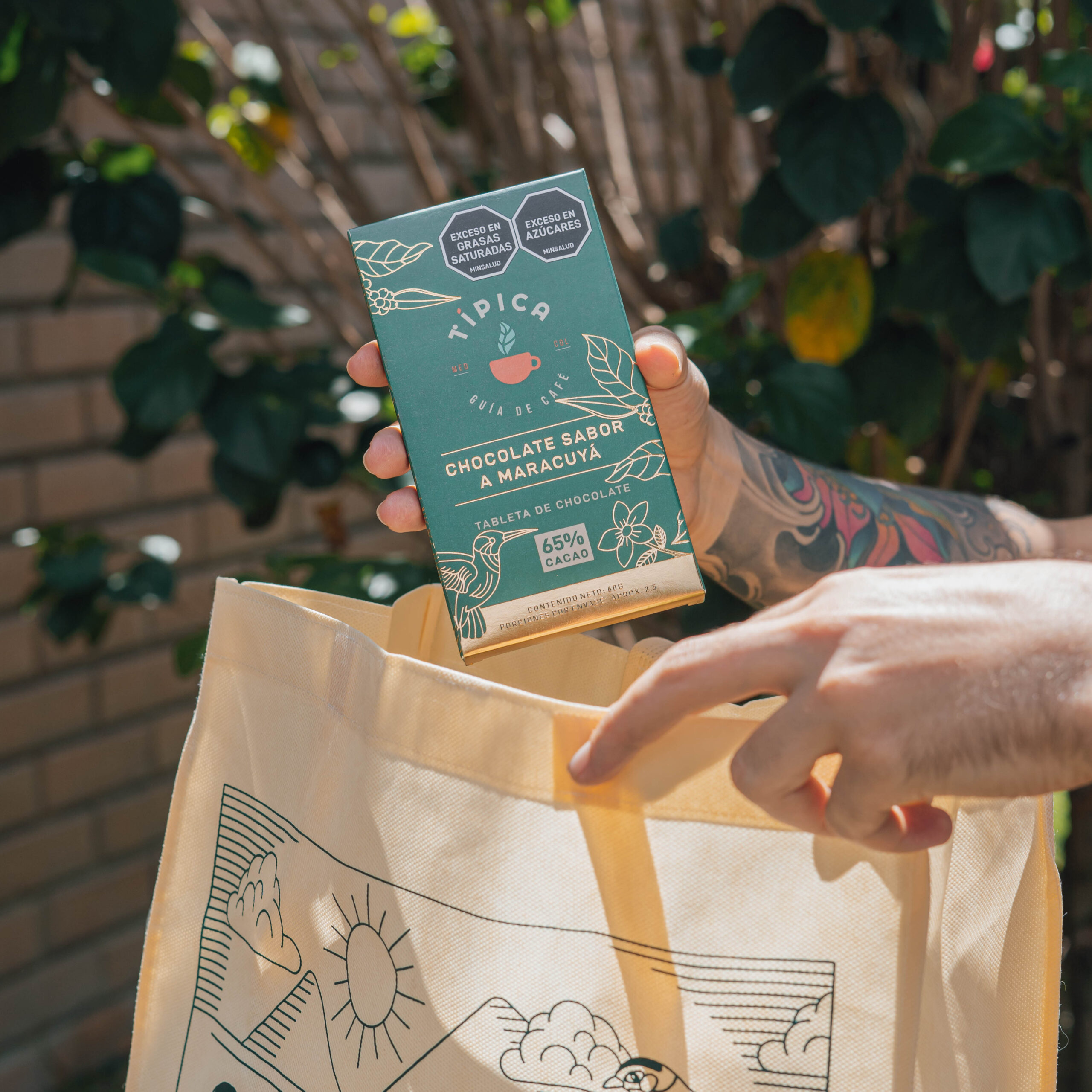 Barrra de chocolate maracuyá