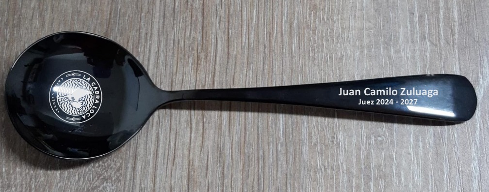 Cuchara Negra con Marcación