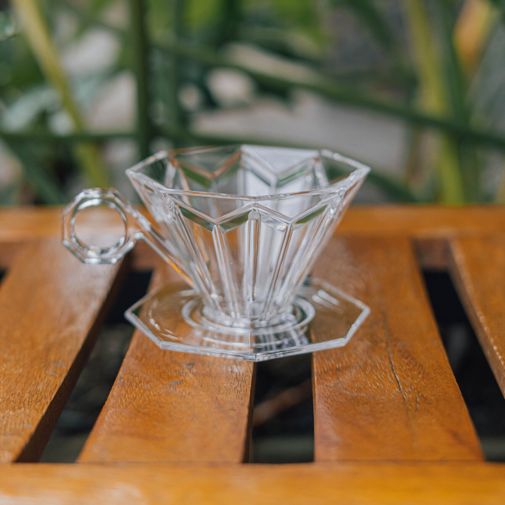 Dripper Octágono Transparente