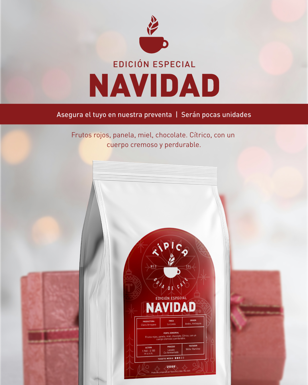 Café navidad Típica
