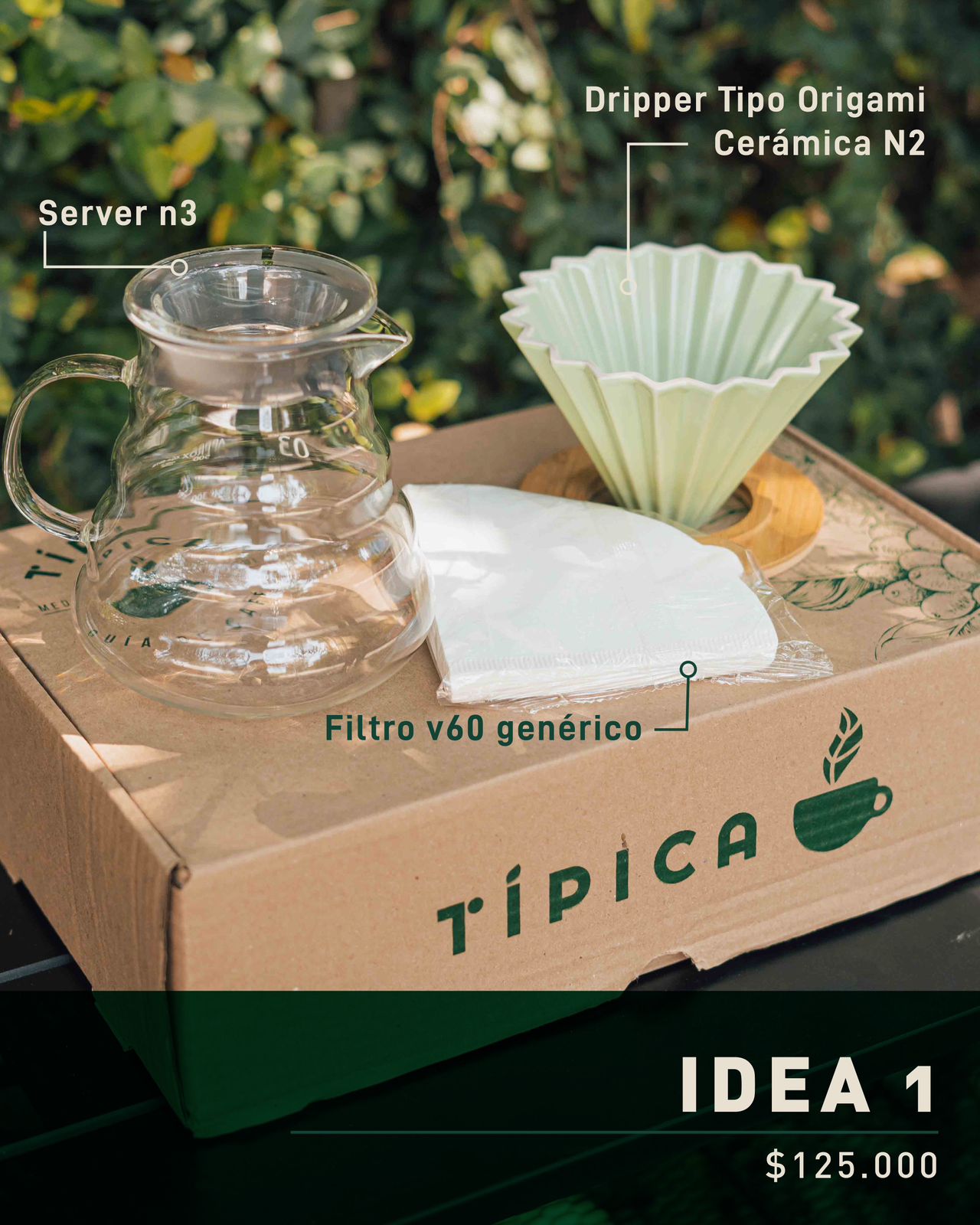 kits de regalo con dripper origami - Image 2
