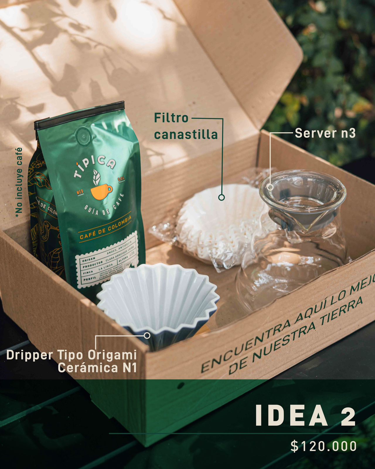 kits de regalo con dripper origami - Image 3