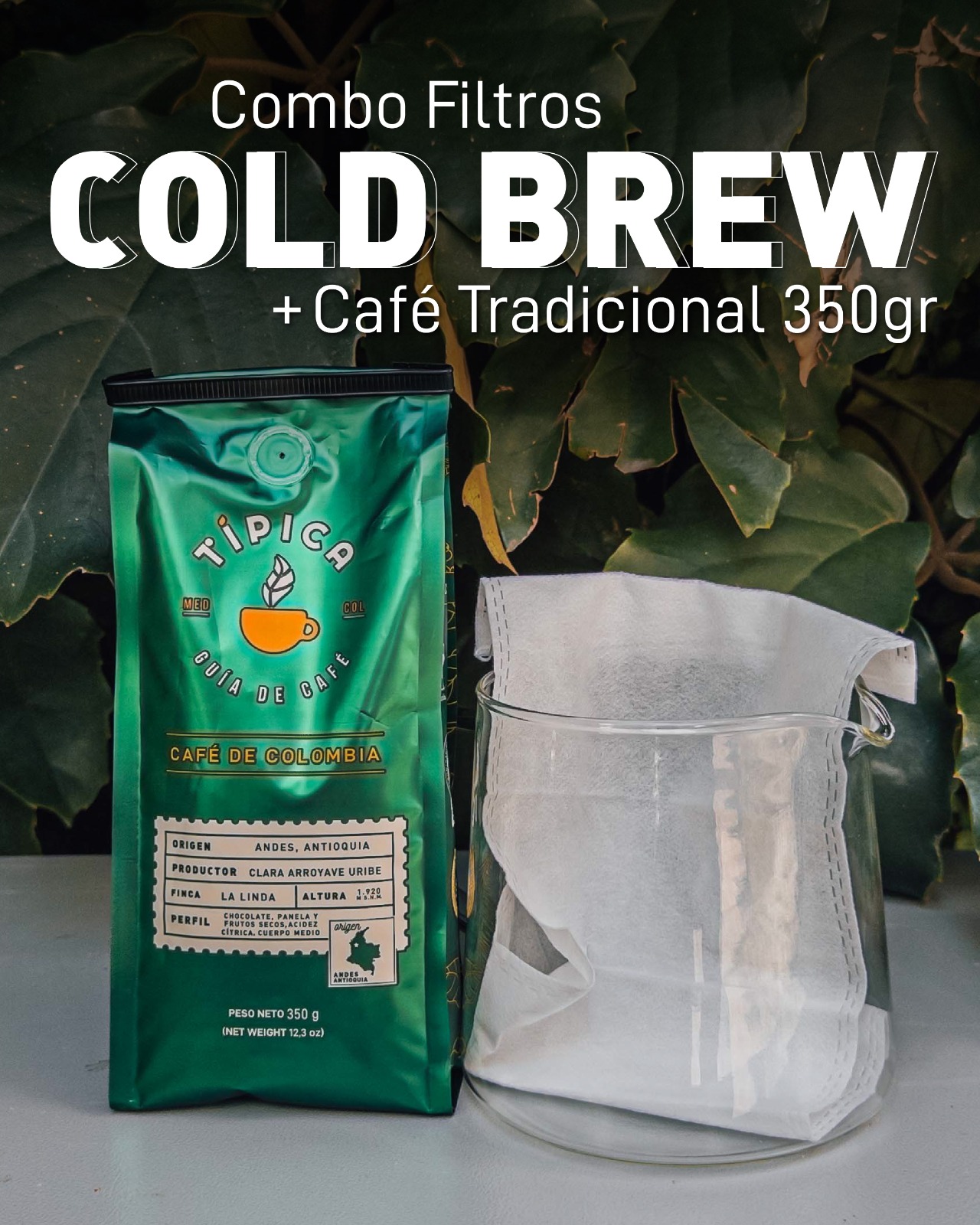 Kit filtro + café +jarra