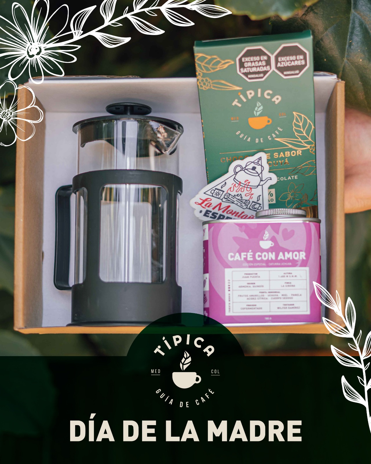kit iniciación cafetero día de la madre