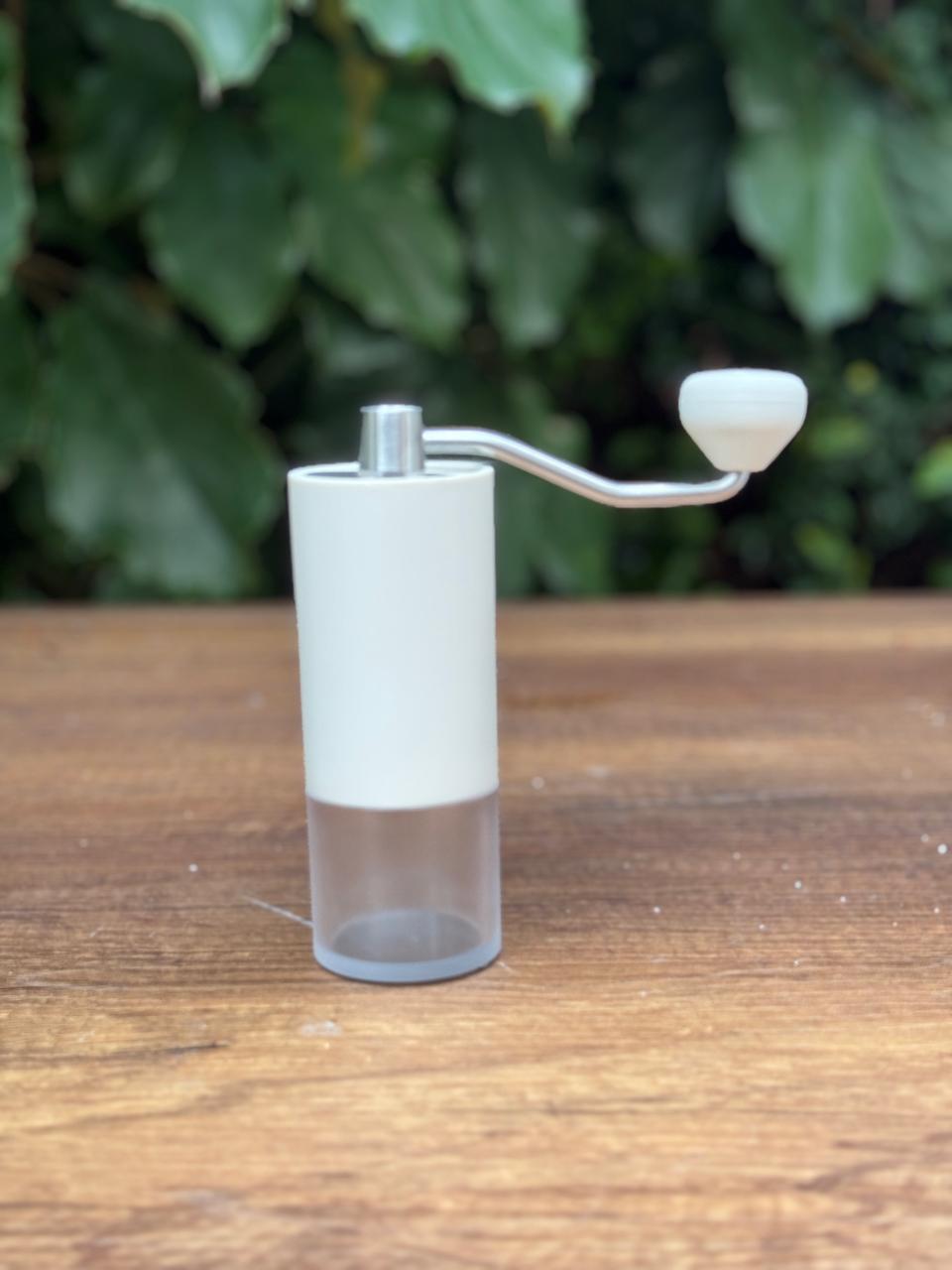 Molino para café graduable blanco